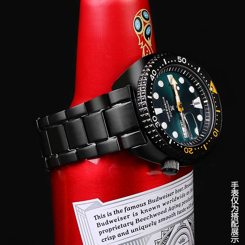 Pevné oceľové hodinky pásmo Pre Seiko PROSPEX Série abalone SRPA21J1 SRPE99K1 SRP777 SRPC25 773 pánske hodinky príslušenstvo Obrázok 4